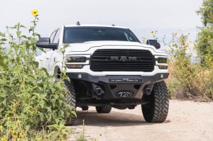 Ram 3500 Front Bumper - DV8 Offroad - Spec Series - Micro-Texture Black Powder Coated - `19-`26